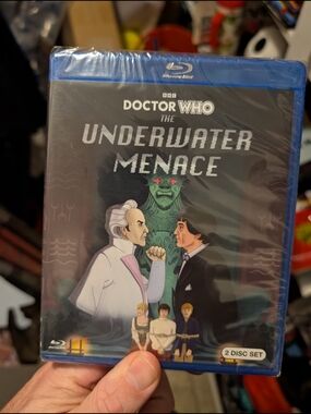 Doctor Who: The Underwater Menace Blu-ray - Black & Green Cover